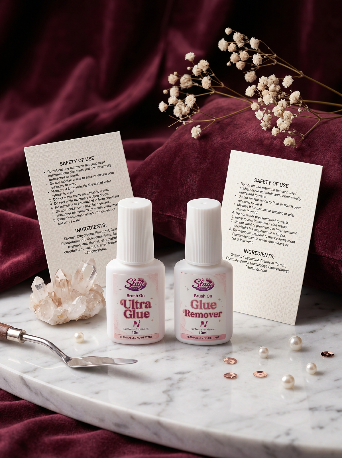 Slay Press-On Nails Glue & Remover Kit | Ultra Strong Nail Adhesive Set