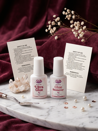 Slay Press-On Nails Glue & Remover Kit | Ultra Strong Nail Adhesive Set